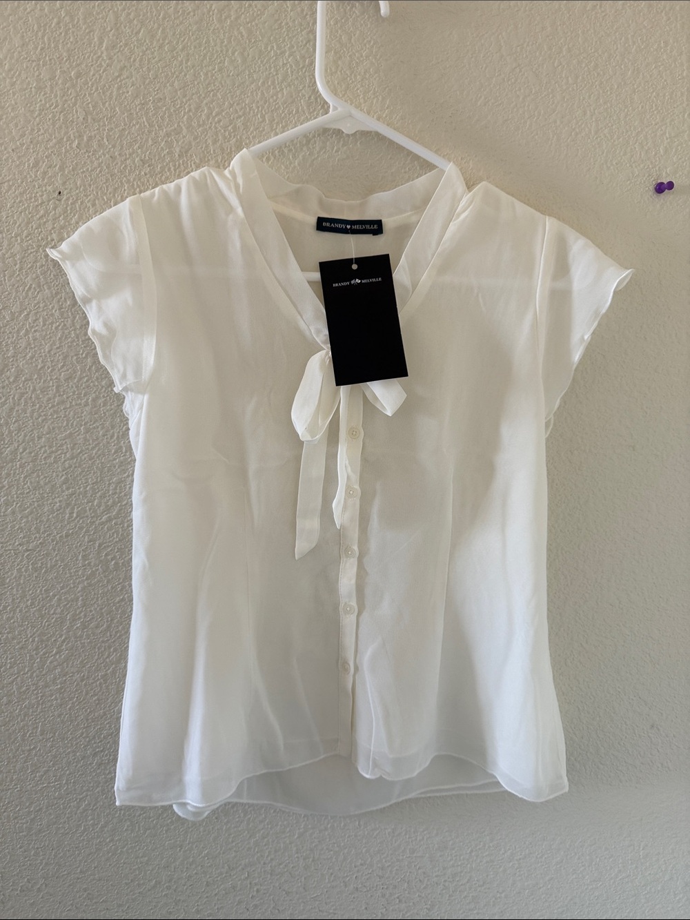 Brandy melville black Lia top